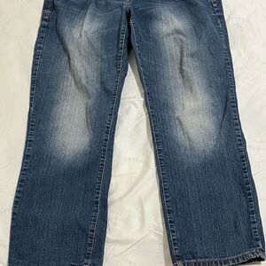 Baby Phat Silver Label Blue Denim Capris Juniors Size 17